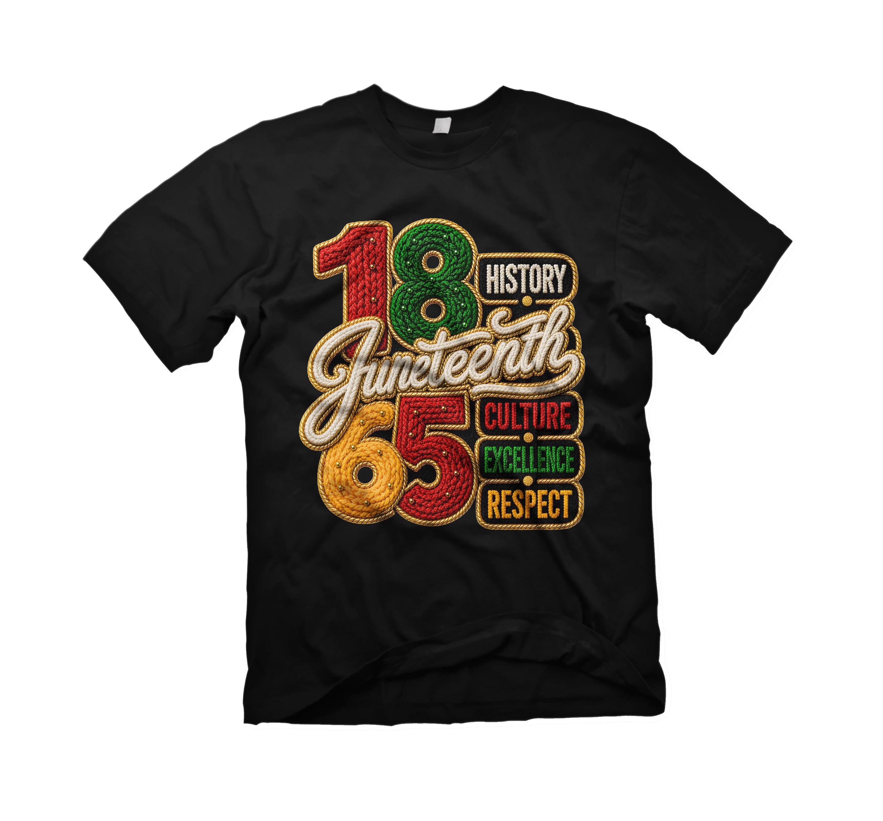 Juneteenth 1865 Faux Yarn Shirt