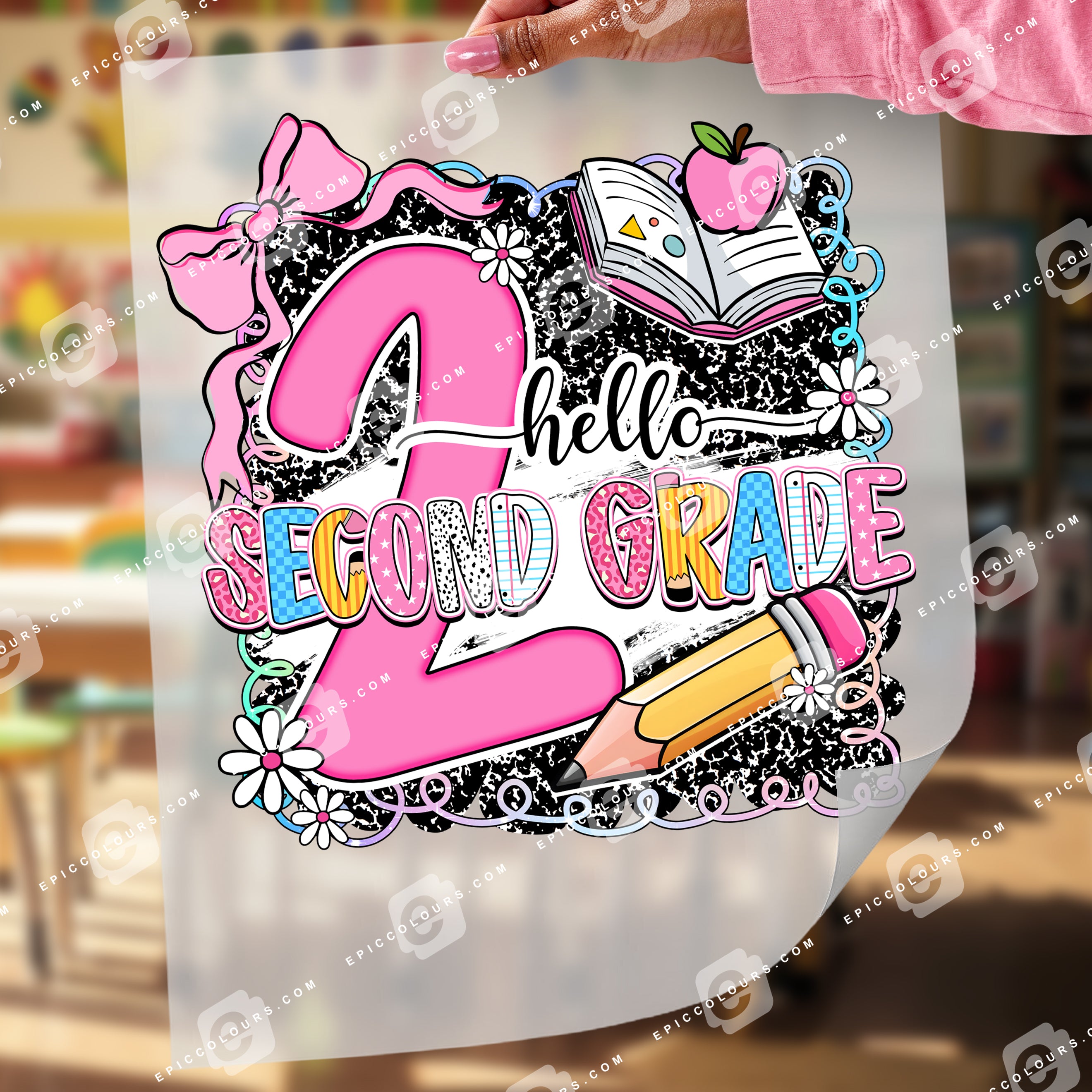 Hello Second Grade (DTF Transfer)