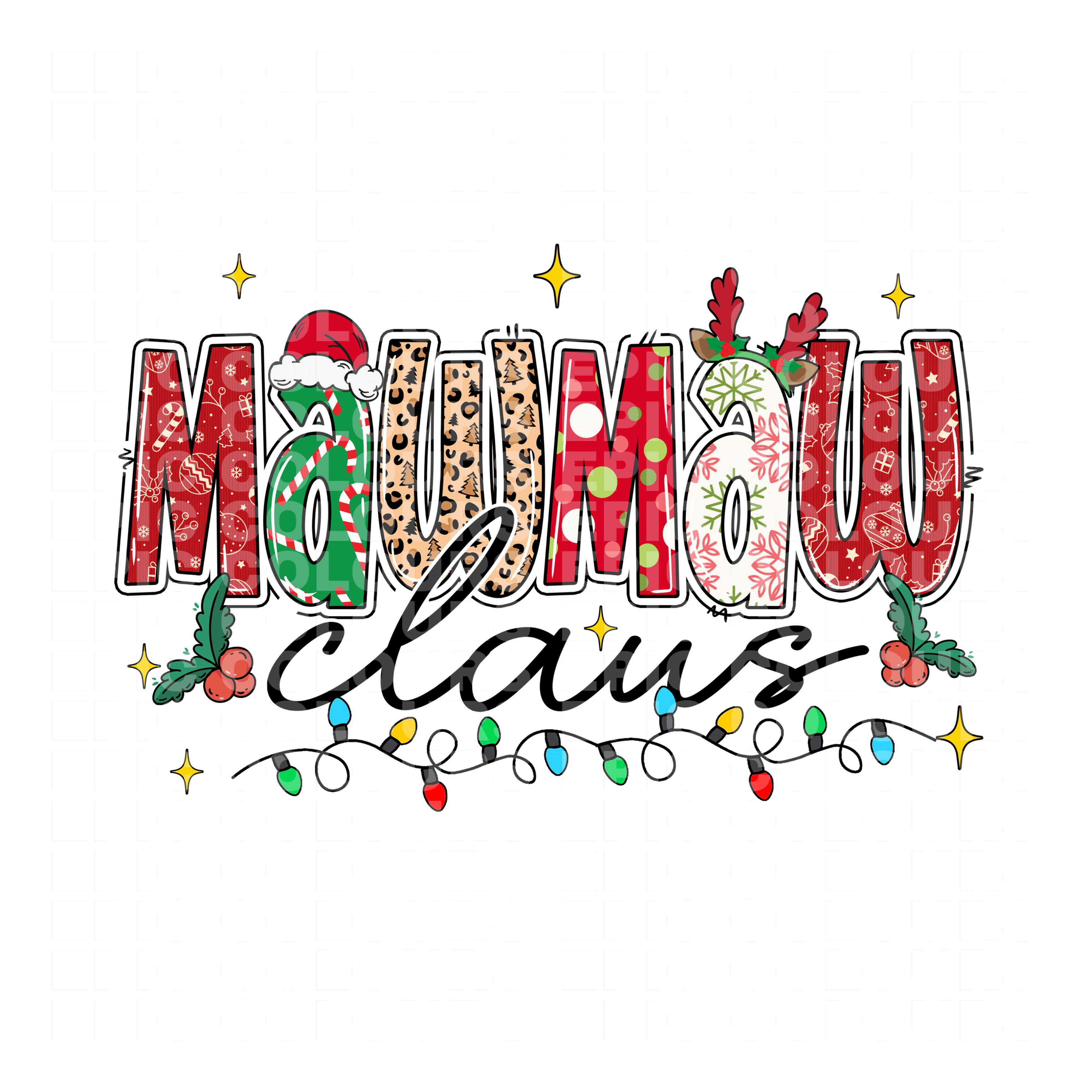 The Claus Collection (DTF Transfer)