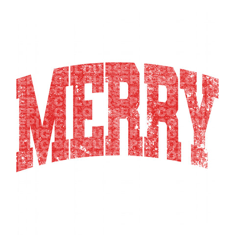 Retro Merry (DTF Transfer)