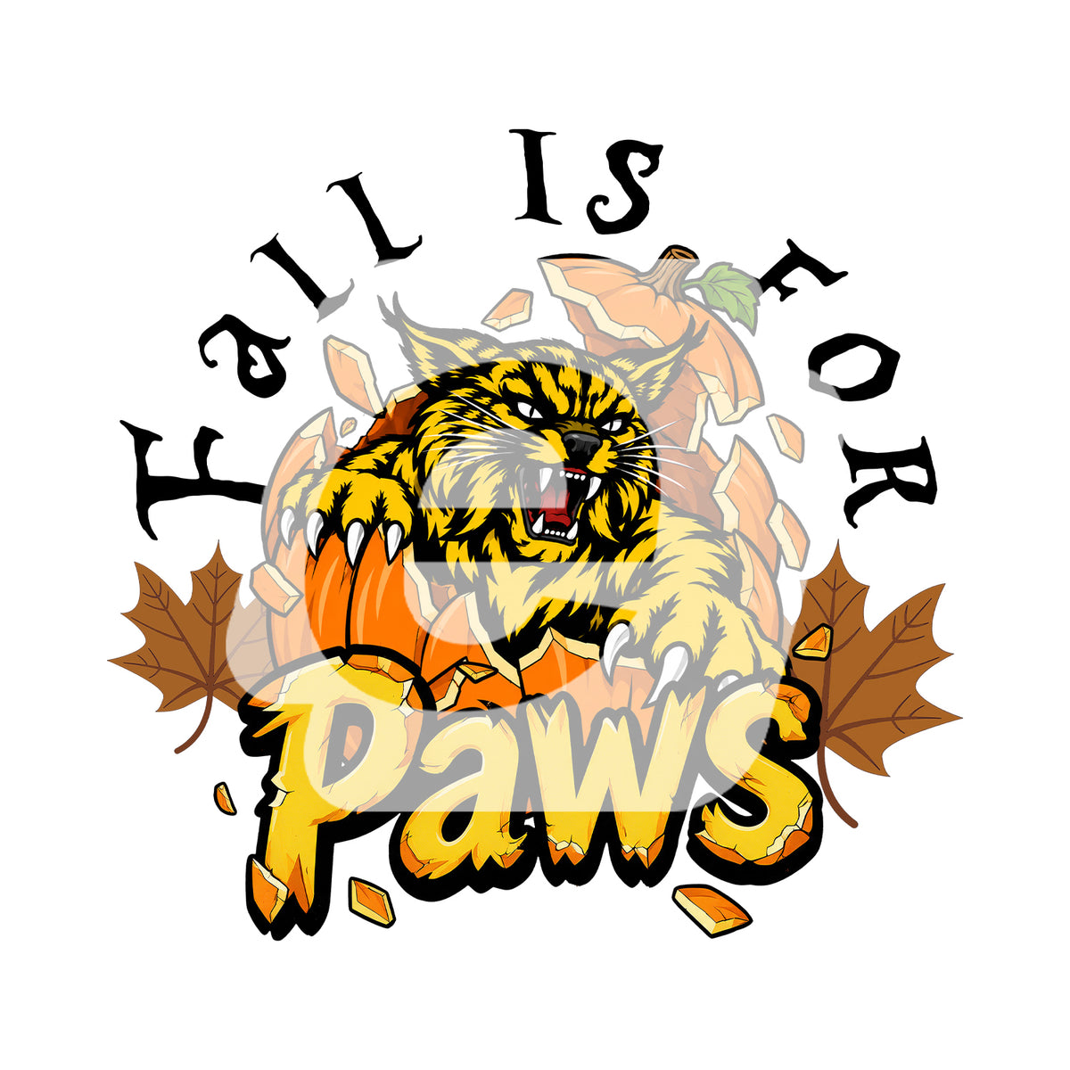 Fall Is for Paws – Wildcats PNG File