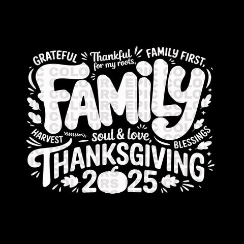 Family Thanksgiving 2025 (DTF Transfer)