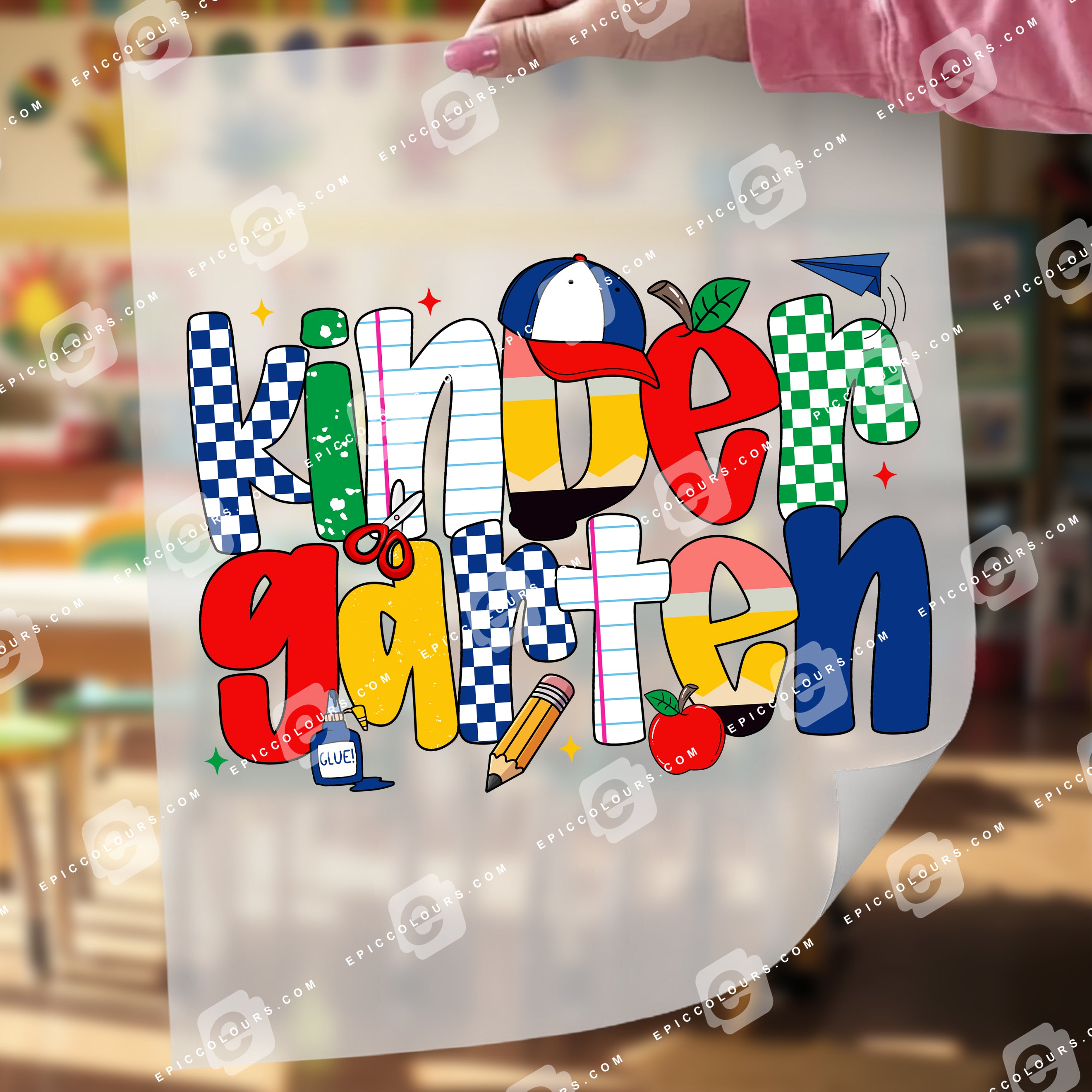 Colourful Kindergarten (DTF Transfer)