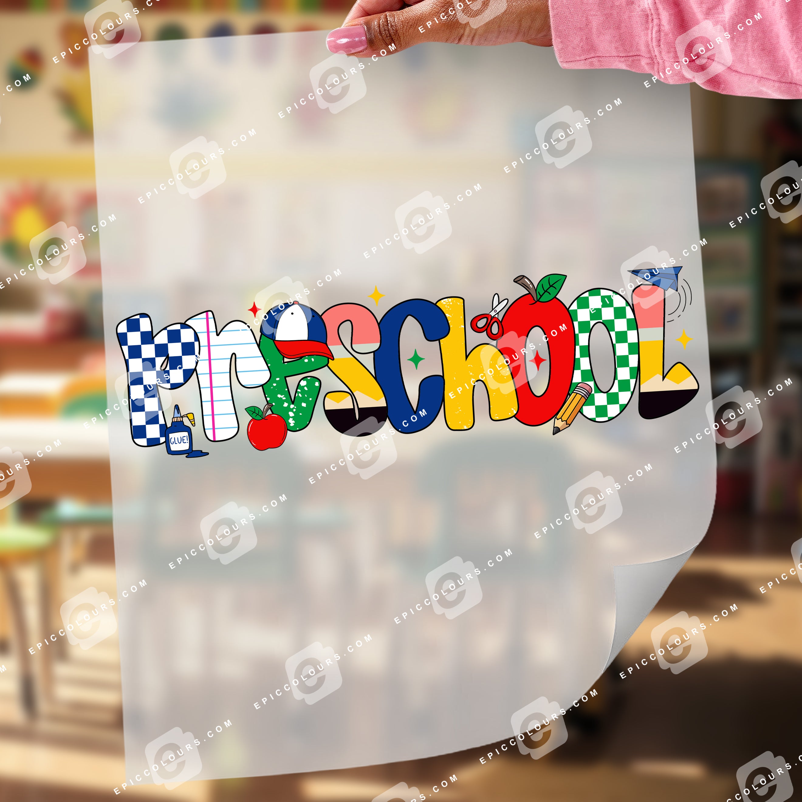 Colourful Preschool (DTF Transfer)
