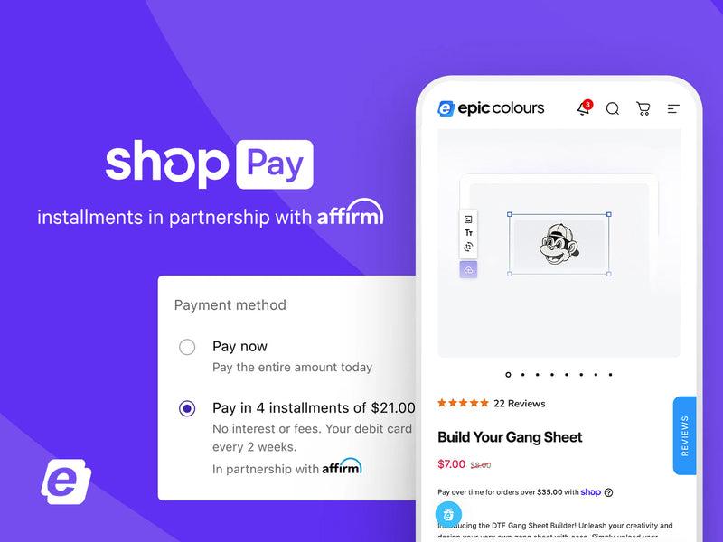 Shop Now. Pay Over Time.